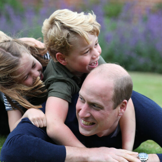 Принц Уилям на 38 точно за Деня на бащата – вижте чаровните снимки, направени от Кейт Мидълтън