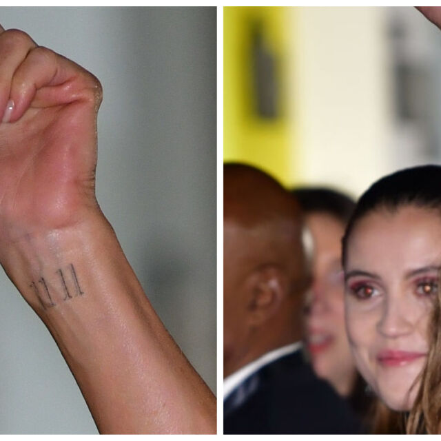 Дженифър Анистън упорито мълчи за татуировката „11 11“ на ръката си