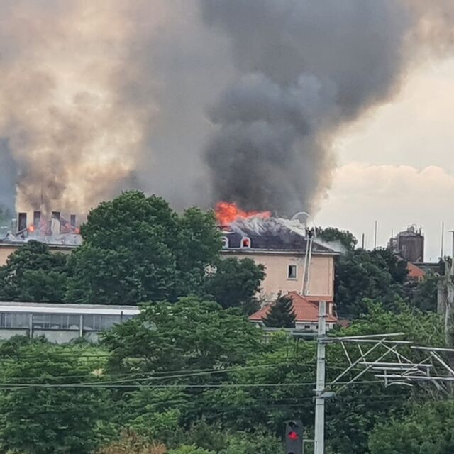 Пожар в торовия завод "Неохим" в Димитровград