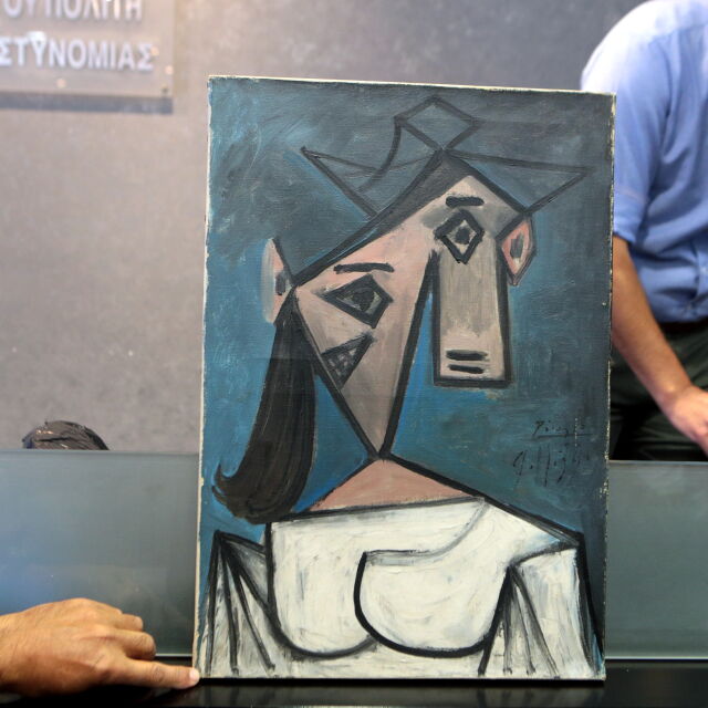 Открадната картина на Пикасо беше открита в Гърция