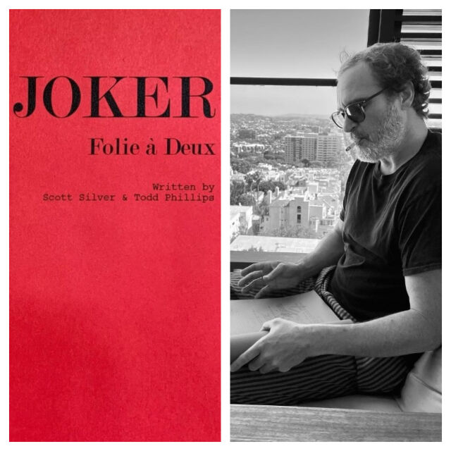 Тод Филипс потвърди "Жокера 2" със снимка на Хоакин Финикс, който чете сценария