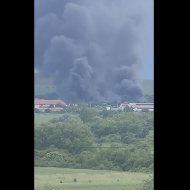 Пожар в село Храбърско