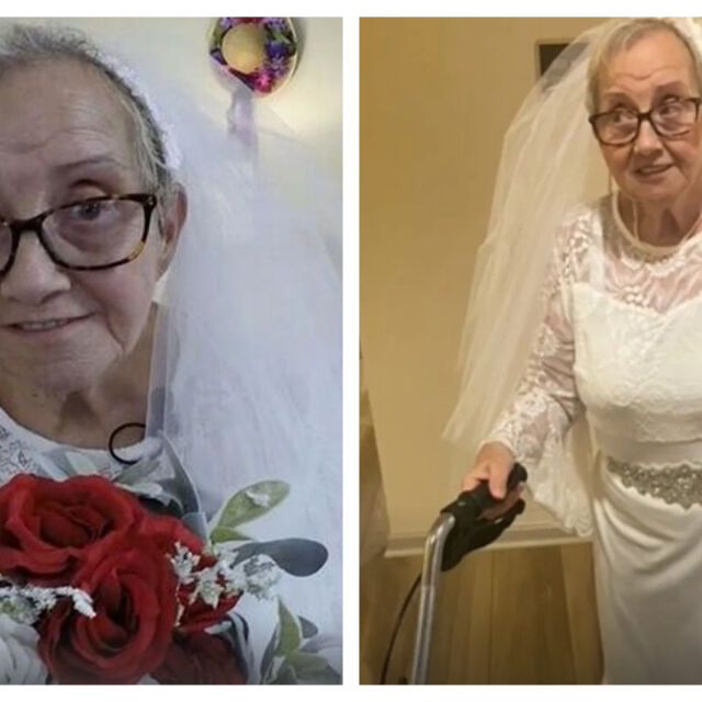 77-годишна баба се ожени за любовта на своя живот – каза „Да“ на себе си! 