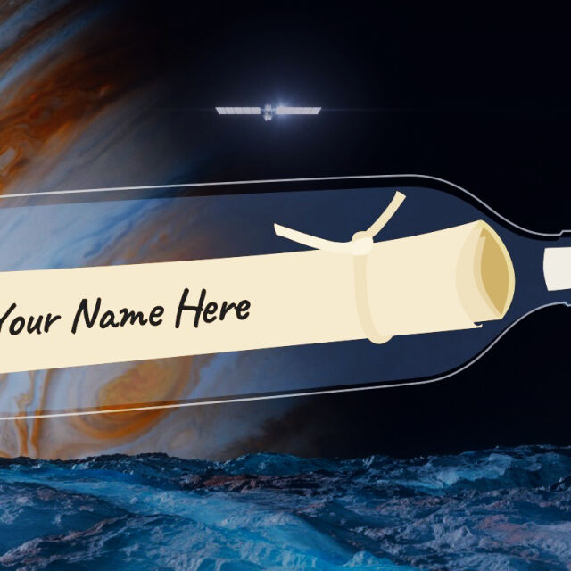 Писмо в бутилка: Изпратете името си на луна на Юпитер, която може да е следващия ни дом
