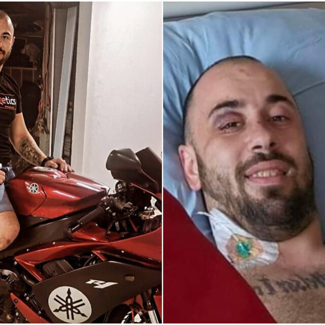 След катастрофа: 24-годишният моторист Любослав движи само двата си пръста, а след 2 месеца вече ходи 