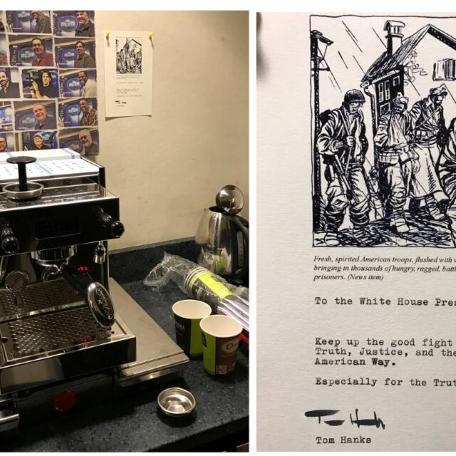 Защо Том Ханкс подари кафе машина на репортерите в Белия дом