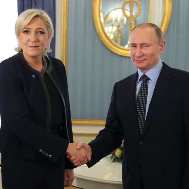 Владимир Путин в среща с Марин льо Пен: Русия не се меси във френските избори