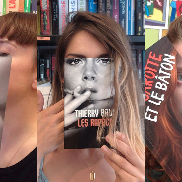 Тази книжарница открива перфектните съвпадения на лица с книги