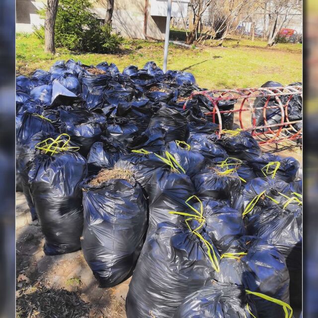 Доброволци събраха 105 чувала с боклук от градинка