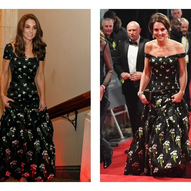 Кейт Мидълтън показа как 1 рокля може да изглежда фантастично в 2 различни визии