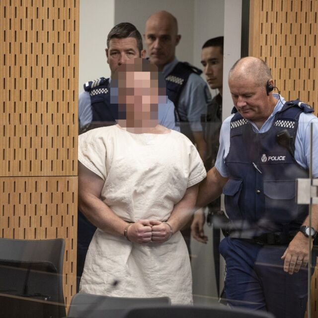 Пред съда: Нападателят от Крайстчърч не се призна за виновен