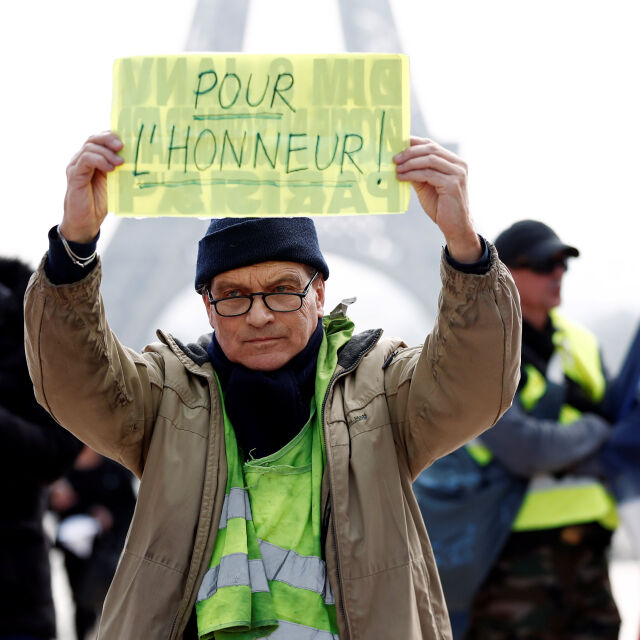 Под засилени мерки за сигурност: „Жълтите жилетки” отново на протест