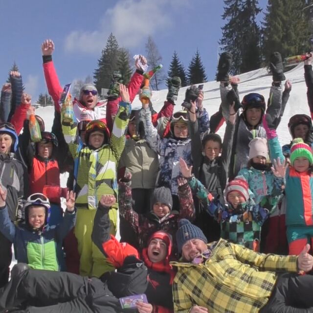 Децата на Чепеларе караха сноуборд за купа "Радо Янков" (ВИДЕО)