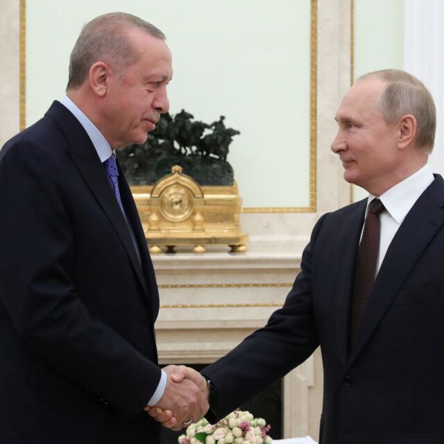 Путин: Турция ще плаща 25% от доставките на руски газ в рубли
