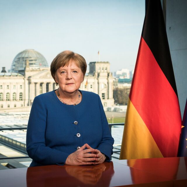 Първият тест на Ангела Меркел за коронавиурс е отрицателен