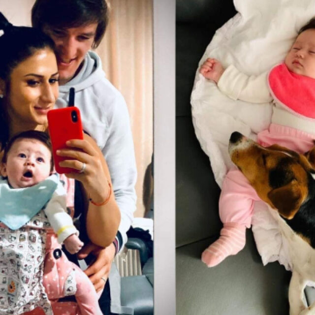 Шампиони под карантина: Даниел Александров тренира... с бебе, куче и под зоркия поглед на жена си (ВИДЕО)