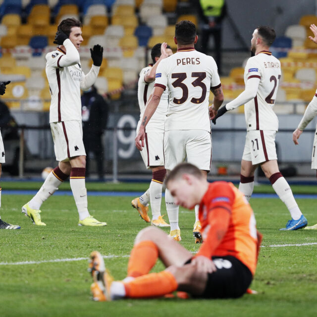 "Рома" в топ 8 на Лига Европа след нова победа срещу "Шахтьор" Донецк (ВИДЕО)