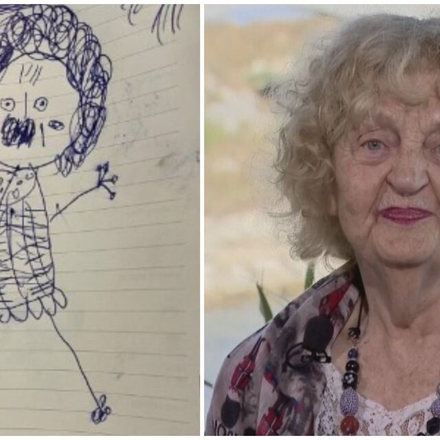 Как внучката на Катето Евро нарисува Татяна Лолова