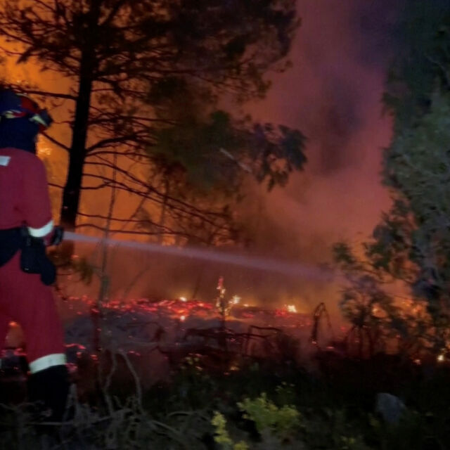 Хиляди са евакуирани в Испания заради горски пожар