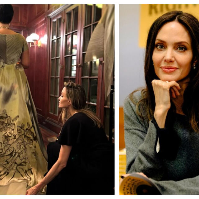 Роклята, която Анджелина Джоли създаде за Оскарите – облече я жена, лежала 4 г. в болница