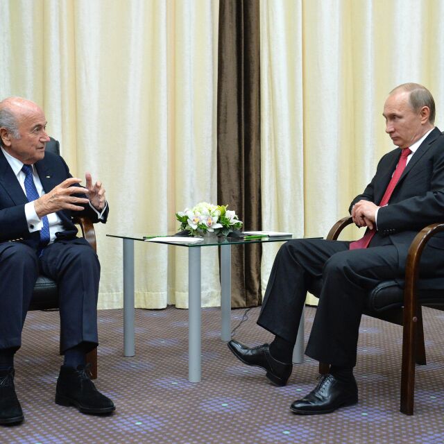 Владимир Путин обяви пълна подкрепа за шефа на ФИФА Сеп Блатер