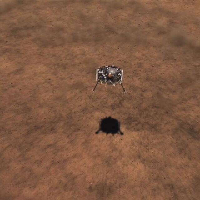 „ИнСайт” кацна на Марс (ВИДЕО)