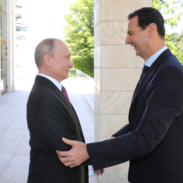Изненадваща визита на сирийския президент Башар Асад в Русия