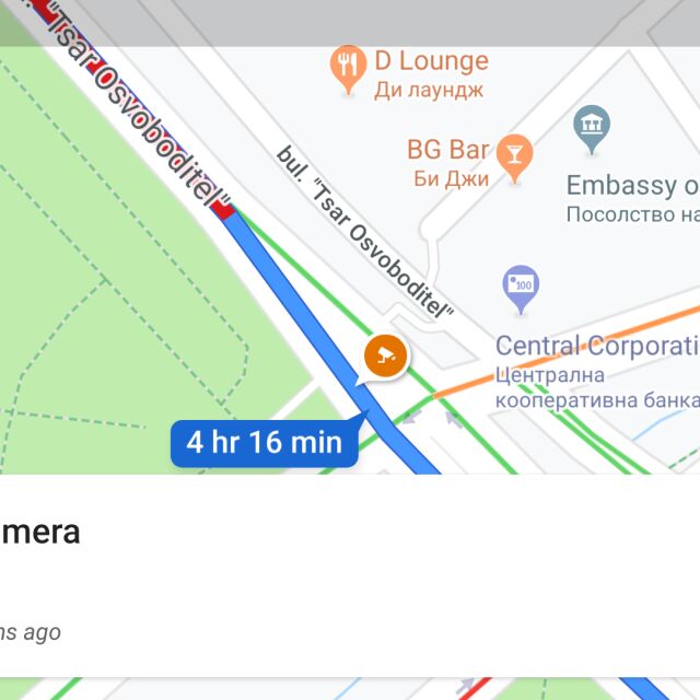 „Гугъл Мапс” вече показва камерите на КАТ и ограниченията
