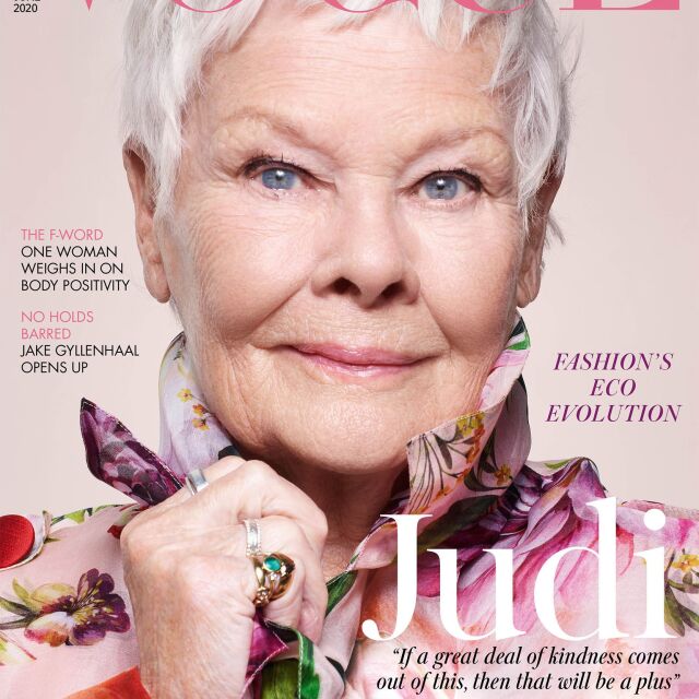 85-годишната Джуди Денч стана най-възрастната звезда на корицата на британския Vogue