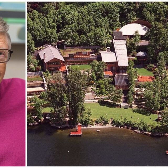 Луксозният дом на развеждащия се Бил Гейтс се оценява на 127 млн. долара