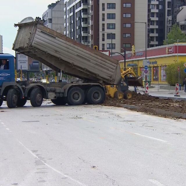 Начало на серията от ремонти в София: От днес се затваря част от бул. „Тодор Каблешков“