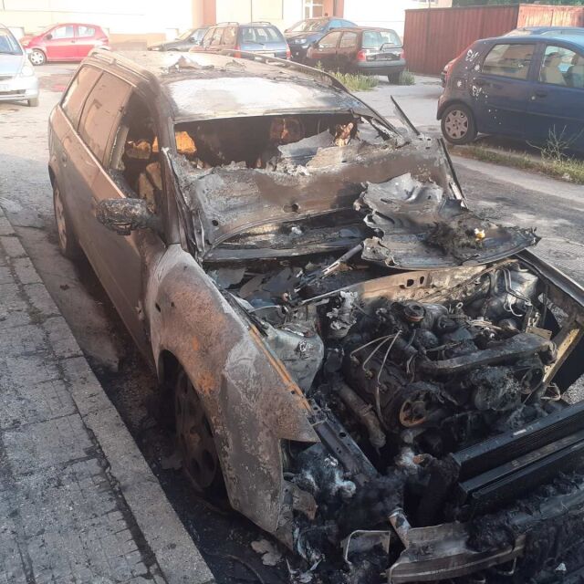 Отново опожарен автомобил на служител на ДАИ в Пазарджик