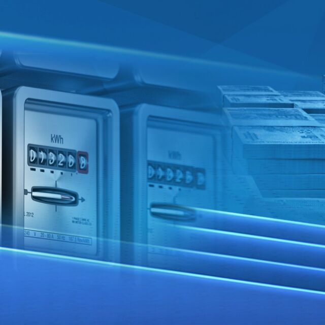  Цената на тока се покачва приблизително с 4,4%, алегорично нарастване на парното 