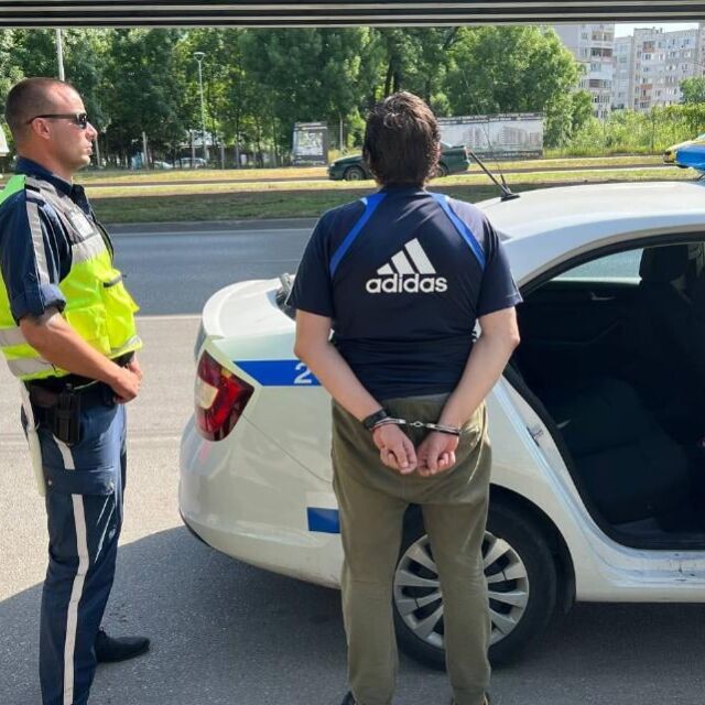 След гонка: Зрелищен арест на автокрадец в София (СНИМКИ И ВИДЕО)