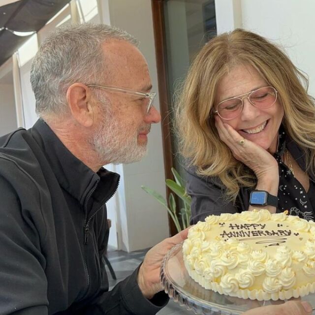 Том Ханкс празнува 35 години щастлив брак с Рита Уилсън