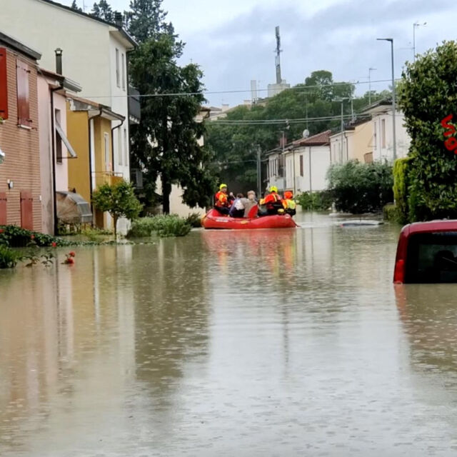 Поройни дъждове и наводнения в Северна Италия
