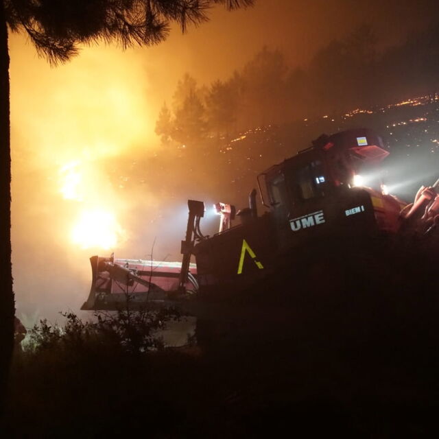 Пожари изпепелиха 80 000 дка гори в Испания, евакуирани са хора