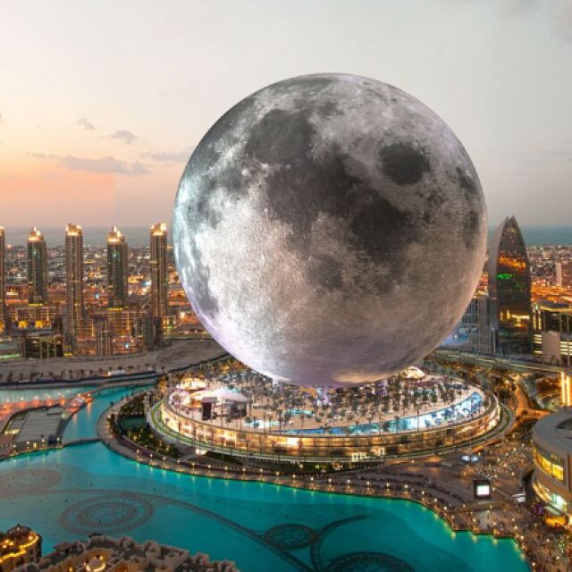Строят огромен хотел-Луна в Дубай