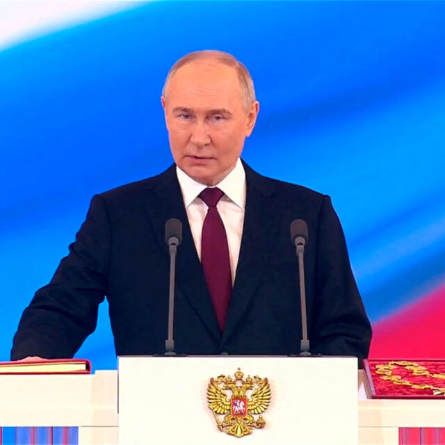  Путин постави клетва, Западът бойкотира церемонията 