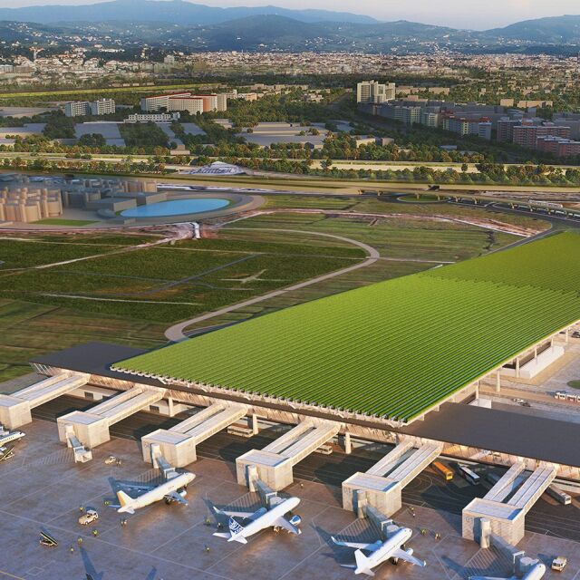 Новото летище на този европейски град ще има лозе на покрива си (СНИМКИ)