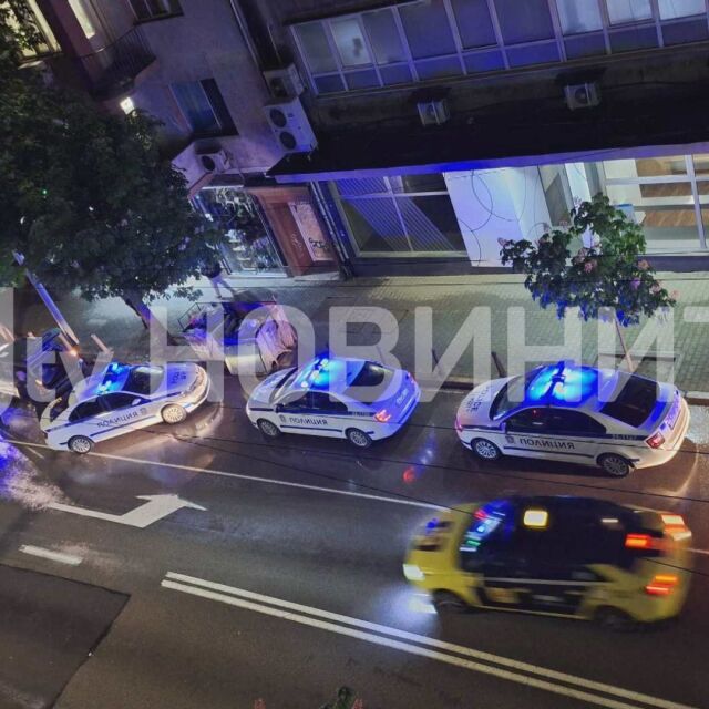  6 патрулки и „ Жандармерия “ в центъра на София поради претендент за народен представител 