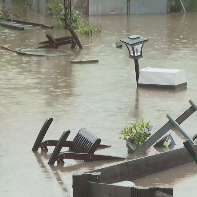  Проливни дъждове наводниха провинция Саар в Германия (ВИДЕО и СНИМКИ) 