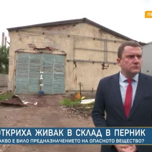  За какво е бил предопределен живакът, открит в склад в Перник? 