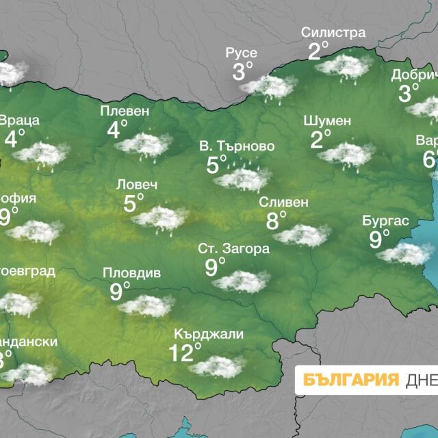 Северна България очаква снеговалежи и снежна покривка 5-10 см 