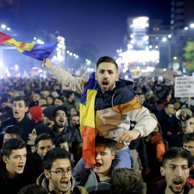 7000 души излязоха на протест срещу корупцията в Букурещ