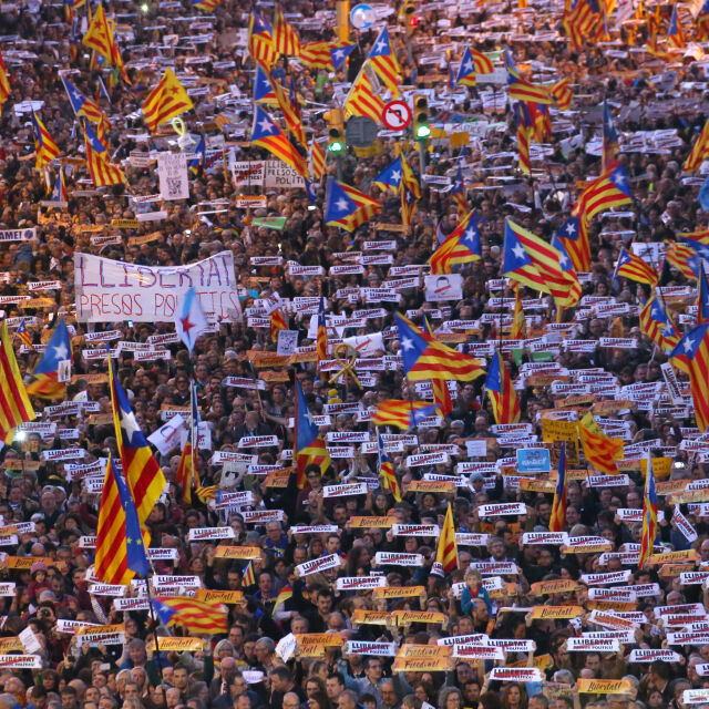 750 хил. души поискаха да бъдат освободени каталунските лидери
