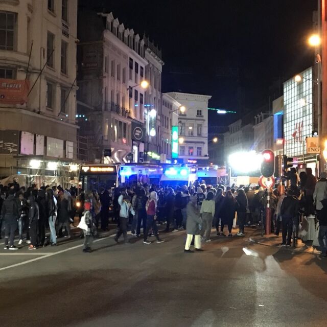 Отново безредици в Брюксел, полицията задържа над 70 души (СНИМКИ, ВИДЕО)