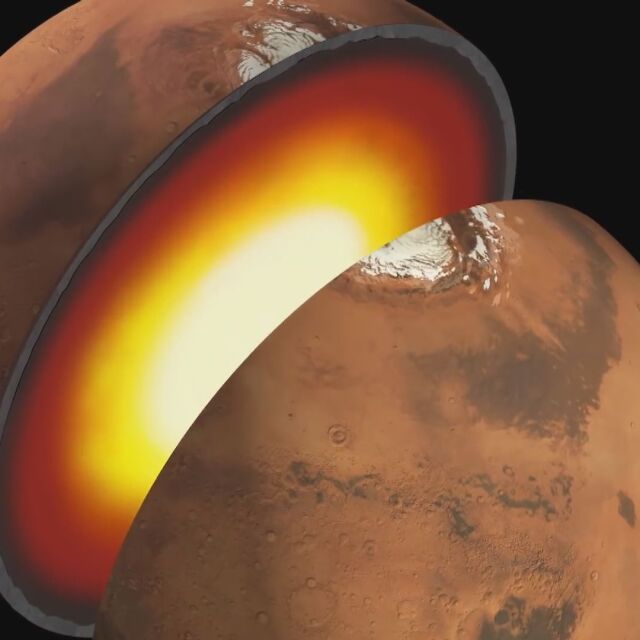 Земетресение с магнитуд 4,6 беше регистрирано на Марс (ВИДЕО)