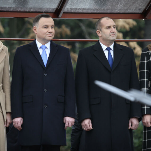 Президентът на Полша Анджей Дуда пристигна на посещение в България