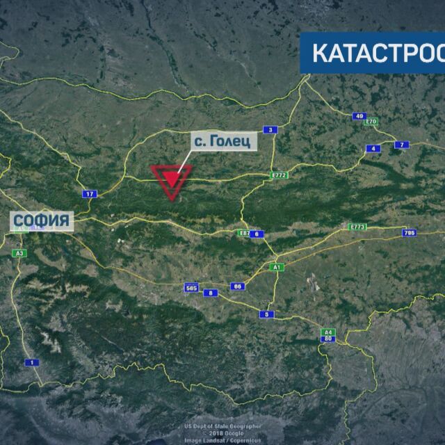 Тежка катастрофа блокира движението по пътя София-Варна в района на с. Голец